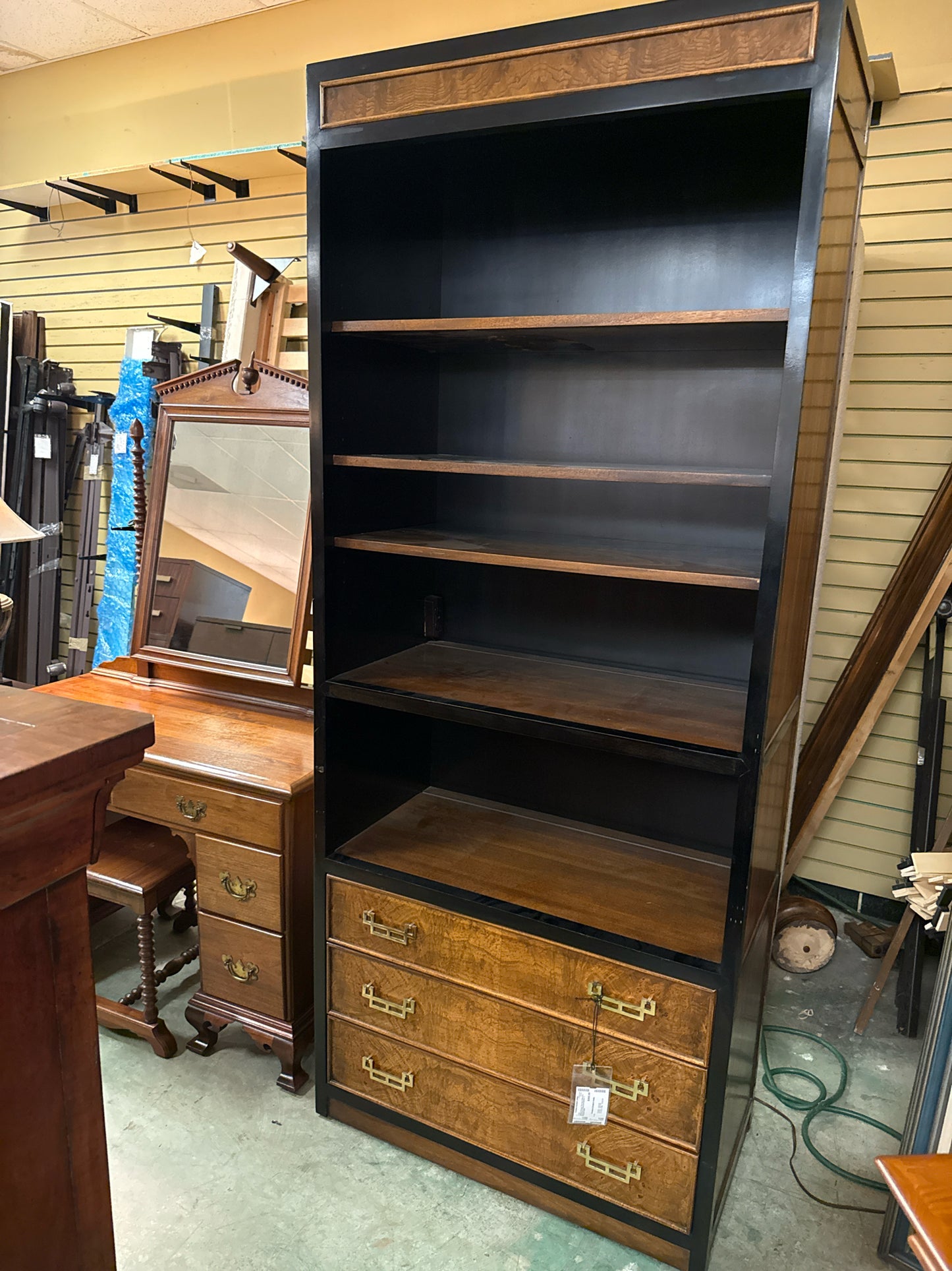 Vintage Century Chin Hua Collection Bookcase by Raymond Sabota- 3 Drawer/3 Shelf
