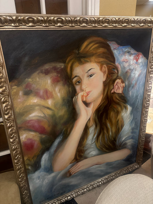 Original Oil on Canvas-Commissioned by Russell Erwin w/ Designer Frame (55x67)