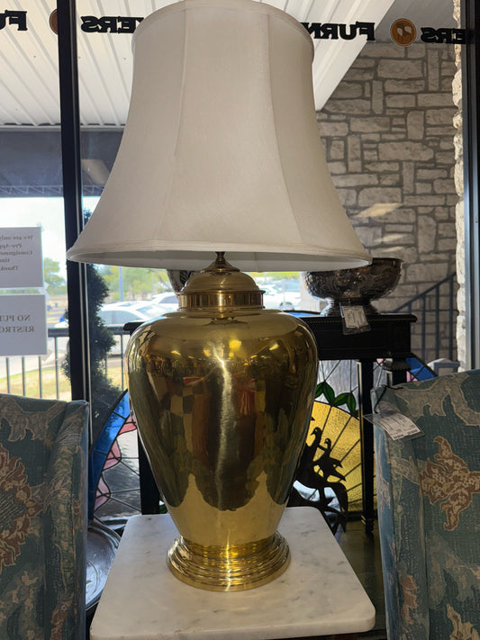 Large Brass Table Lamp