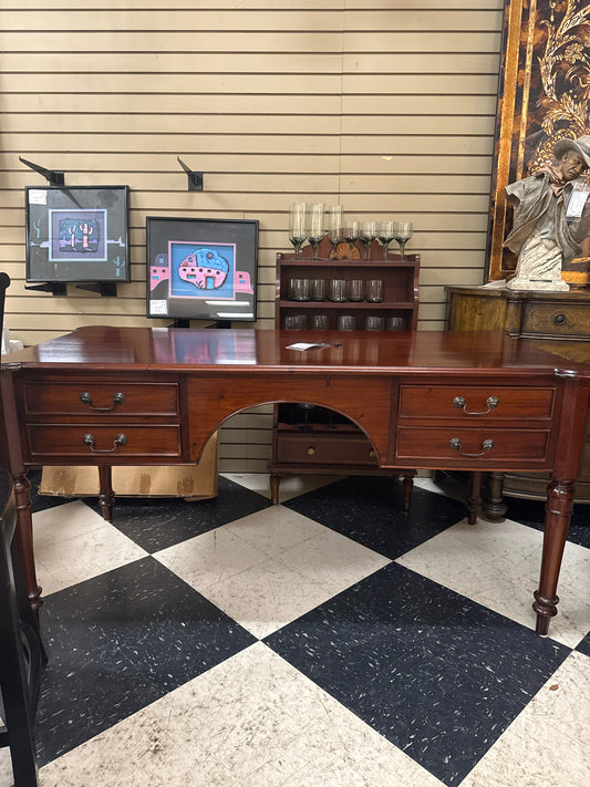 Solid Wood Desk w/4 Drawers