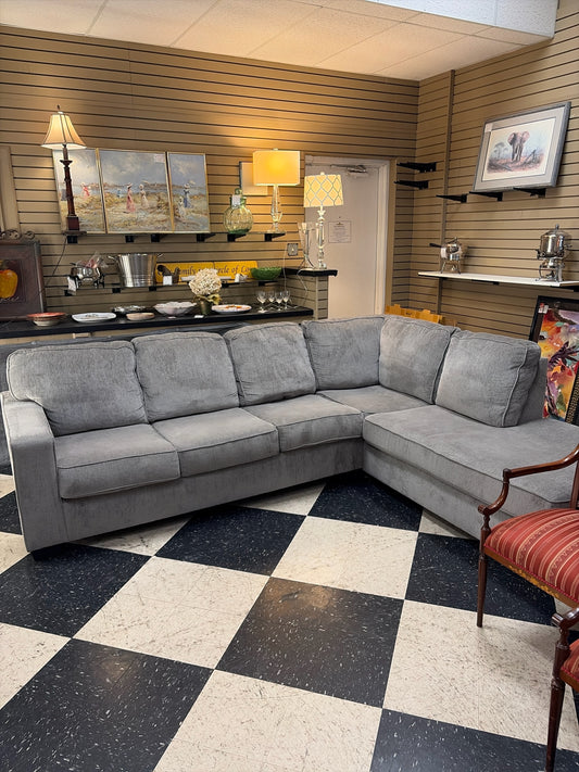 Ashley Furniture Grey L-Shaped Sectional