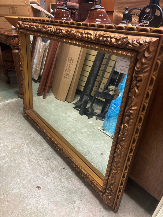 Gold Ornate Mirror- 29x36