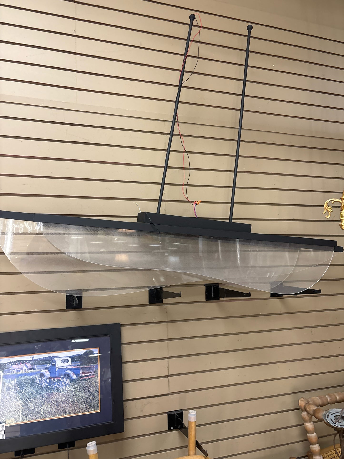 Visual Comfort Nyra 60 Linear Suspension Chandelier (works on dimmer)- 60x10x11.