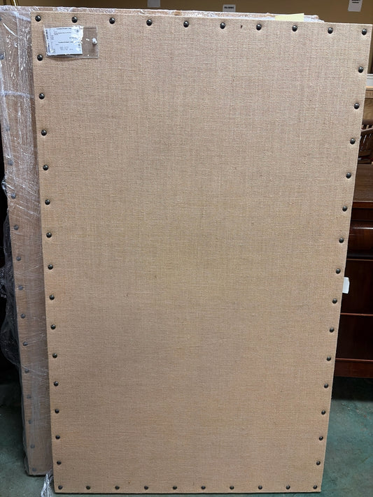 Burlap Bulletin Board w/Nailhead (34x55)