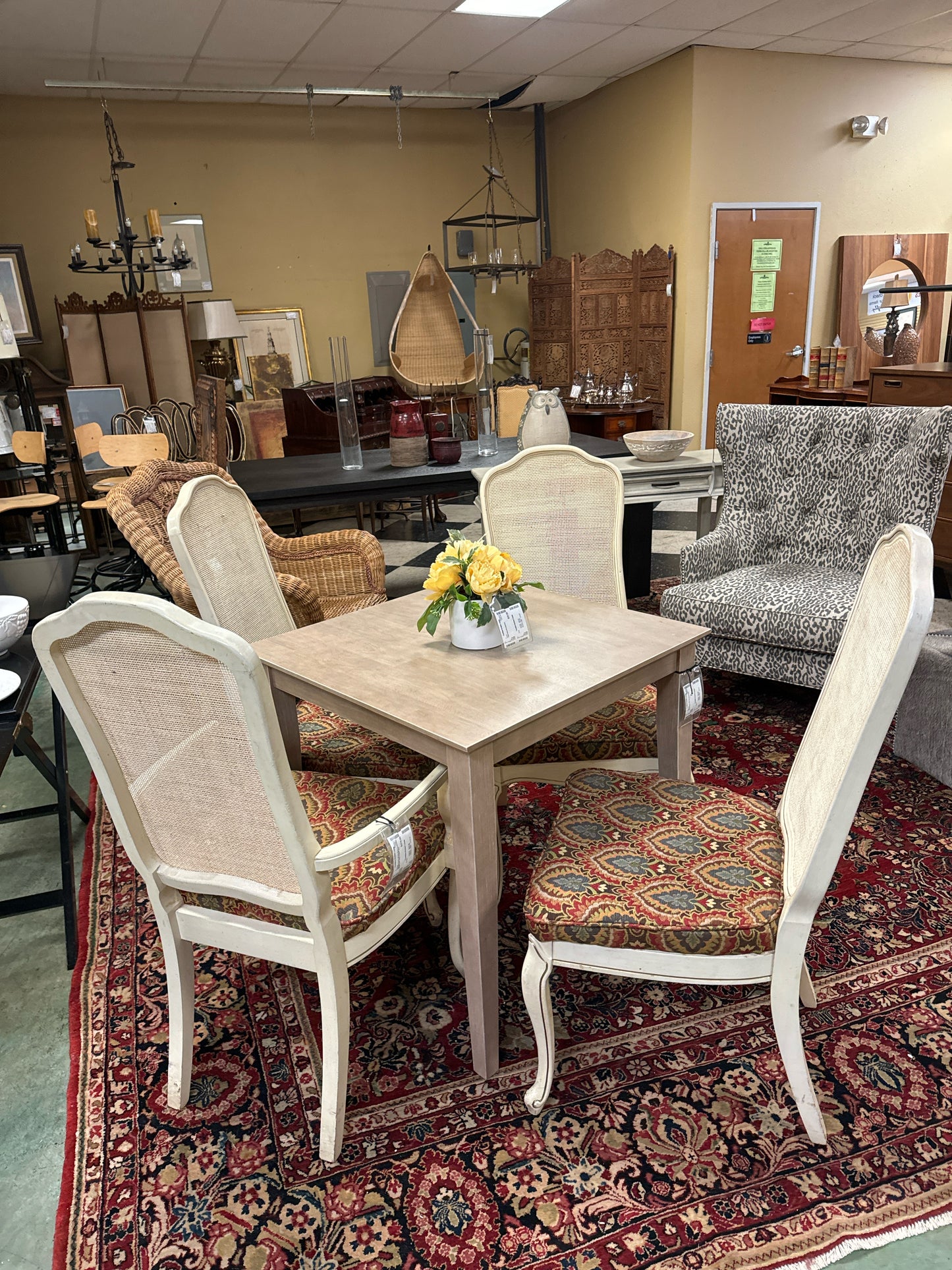 Beige Square 30" Breakfast Table