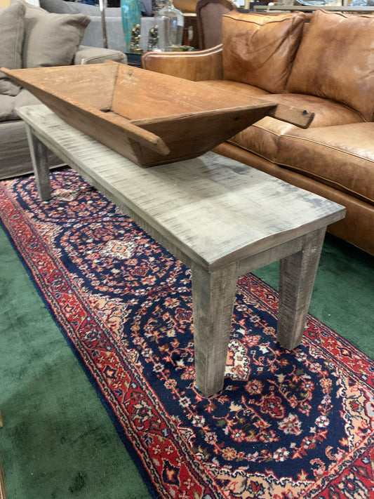 Wood Gray Bench 60x16x18