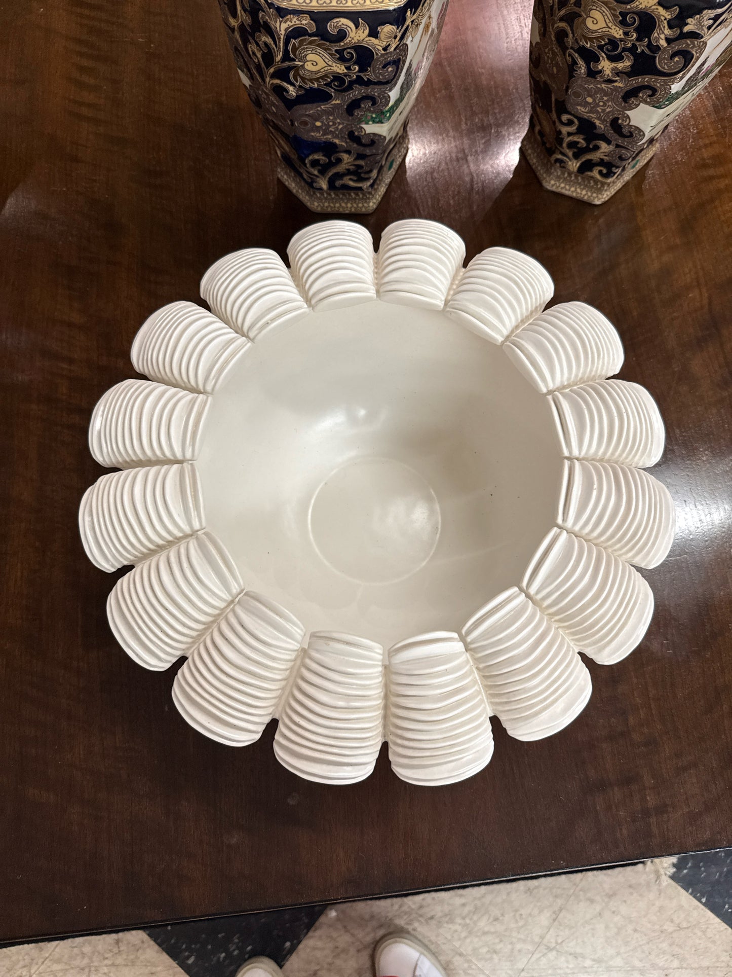 White Biscay Bowl (Spicchi Collection)