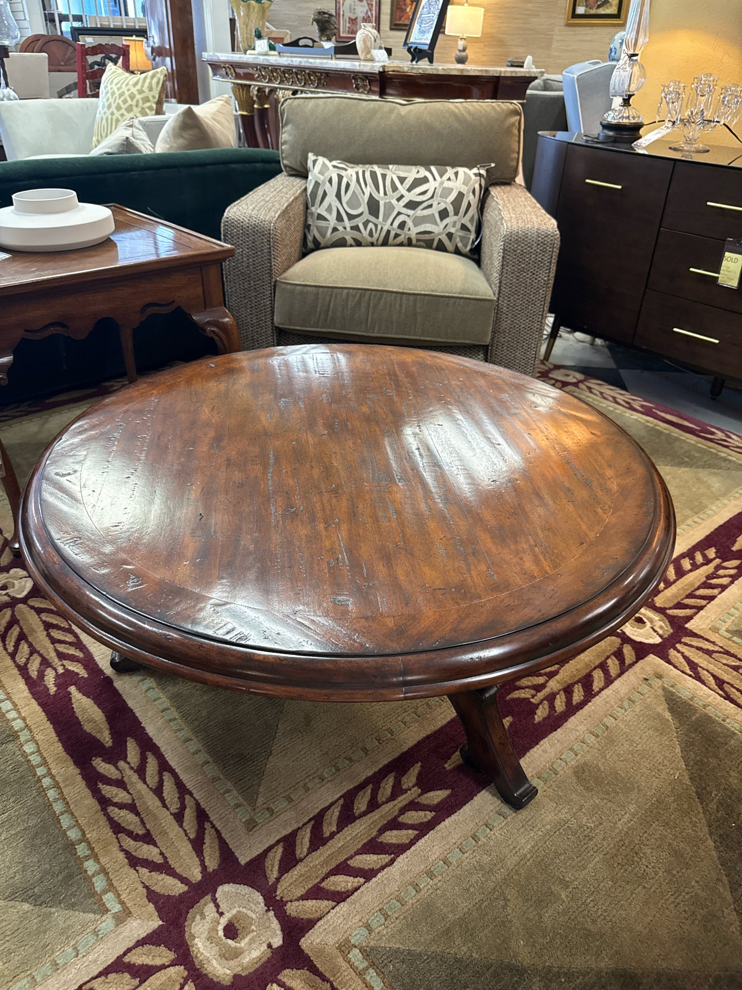 41" Round Theodore Alexander Coffee Table