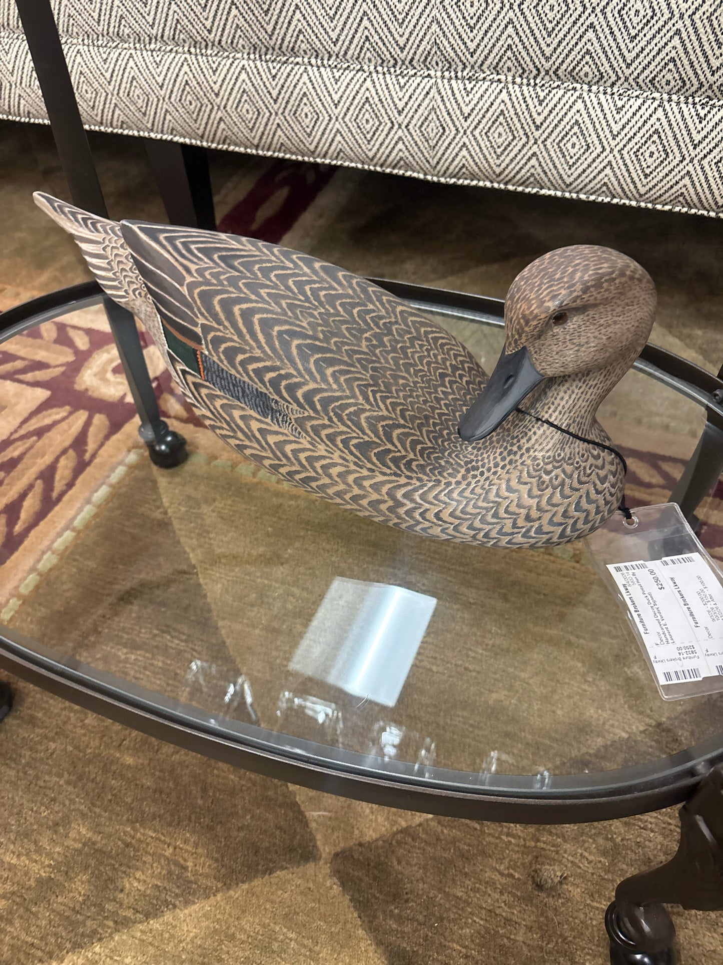 Handcarved Decoy Duck Pintail Hen By Laurent E. Verdin( Signed)