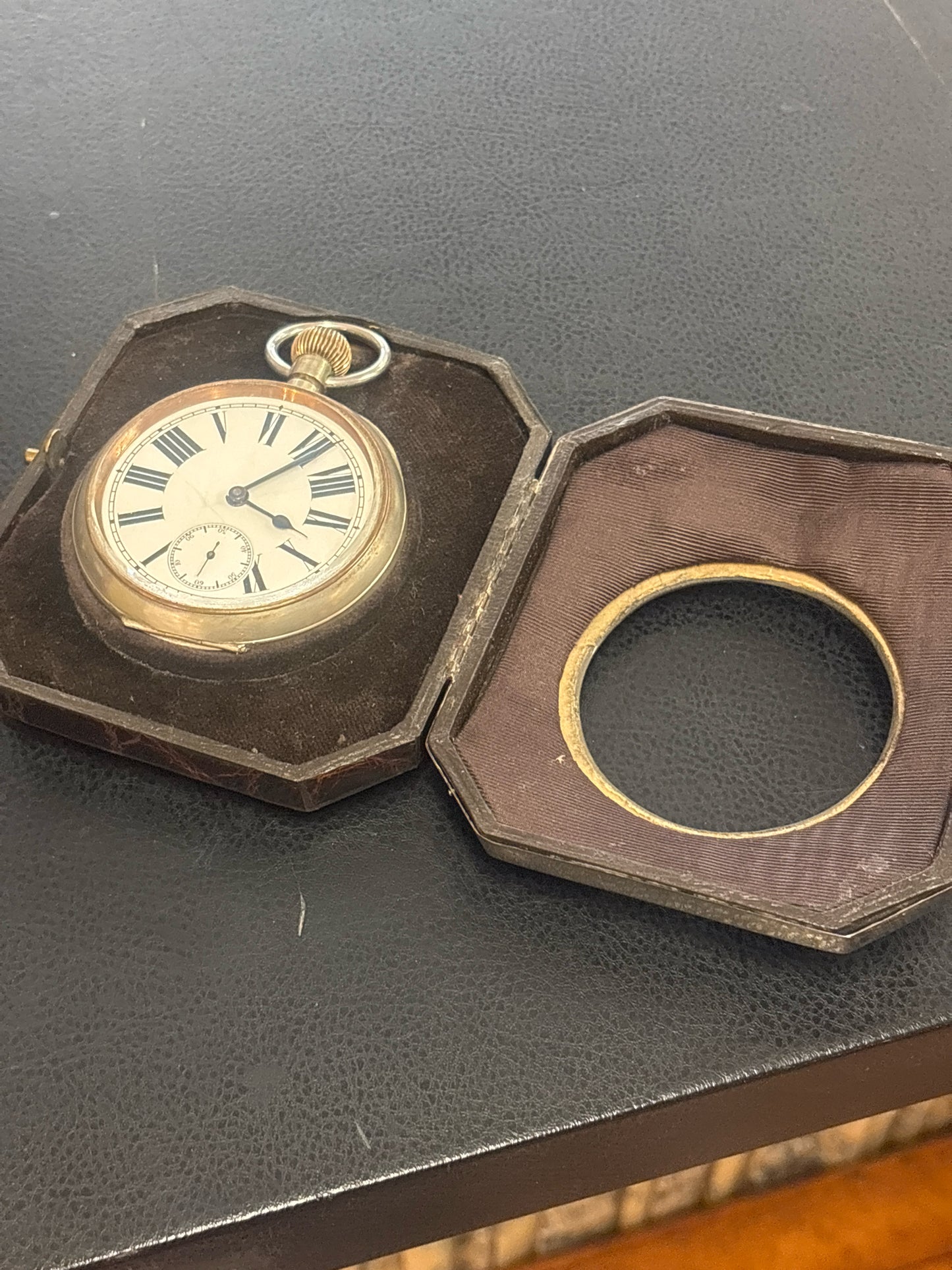 Pocket Watch w/ Original Tortoise Shell Case
