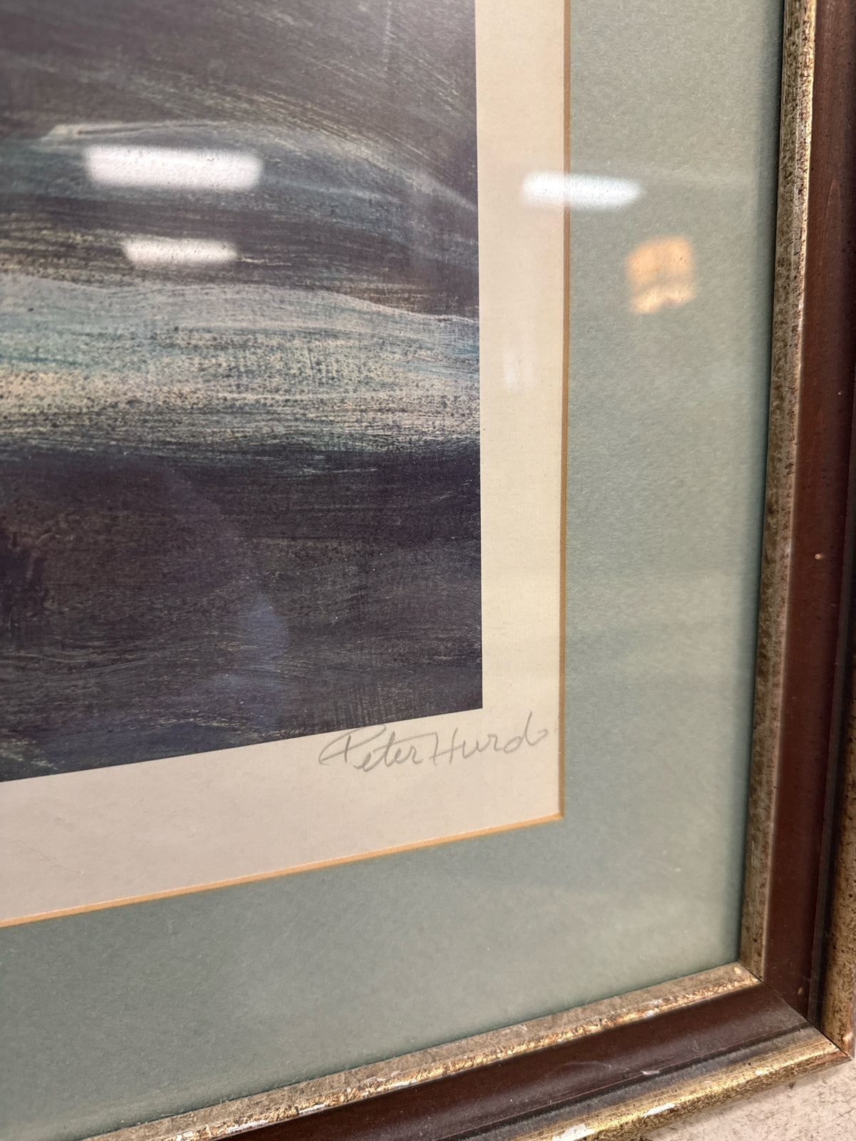 Signed & #'d Limited Edition Print "One Night in Winter" w/Wood Frame (30.5"x 28
