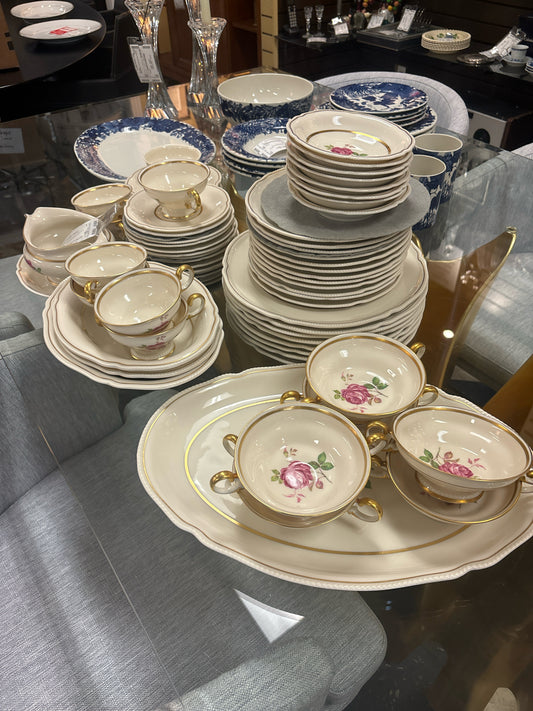 66pc SET of Dolly Madison Castleton China (Items Listed on Back)