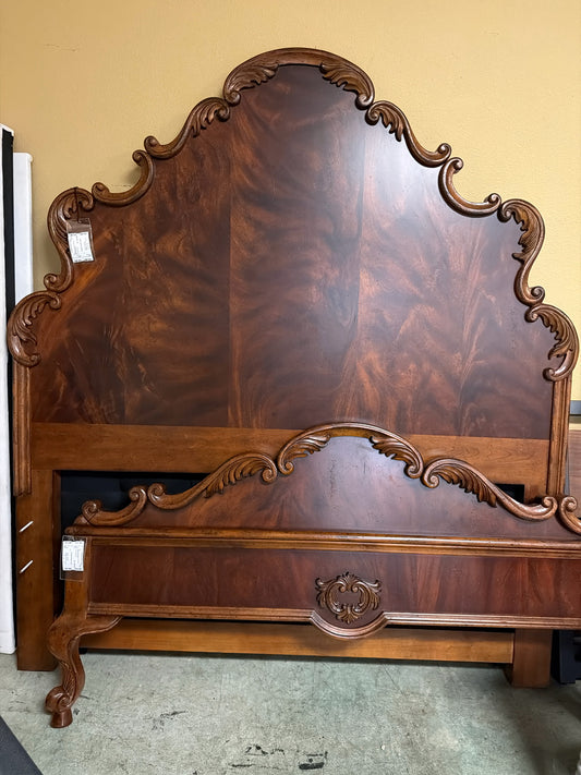 Drexel Queen Heritage Bed of Ribbon (HB,FB,SR, Slats)