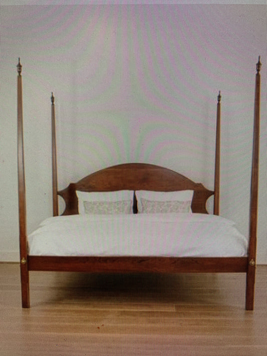 Harden Queen Wood Poster Bed (HB,FB,SR, 4 Wood Tops)