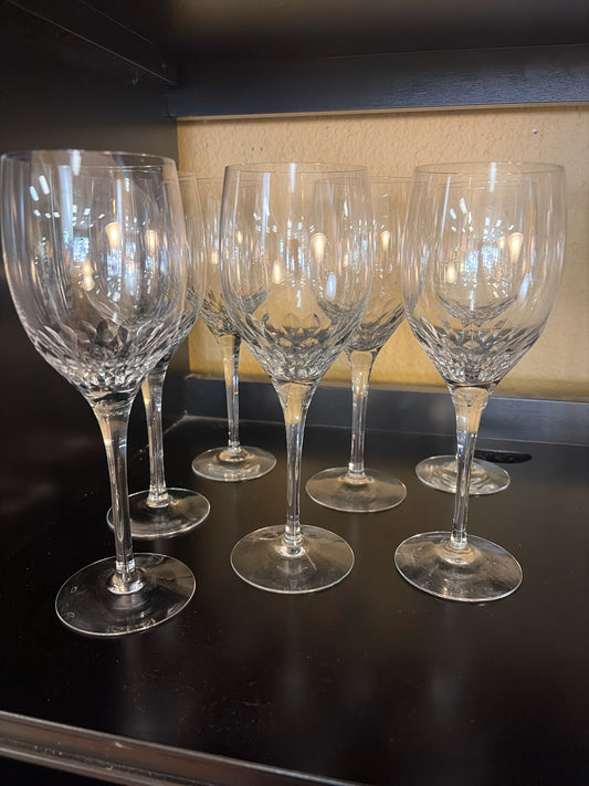 Orrefors Prelude Pattern-Set of 14 White Wine Glasses