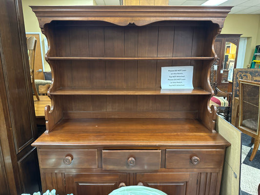 Antique China Hutch w/3 Drawers & 2 Doors (54x72x20)