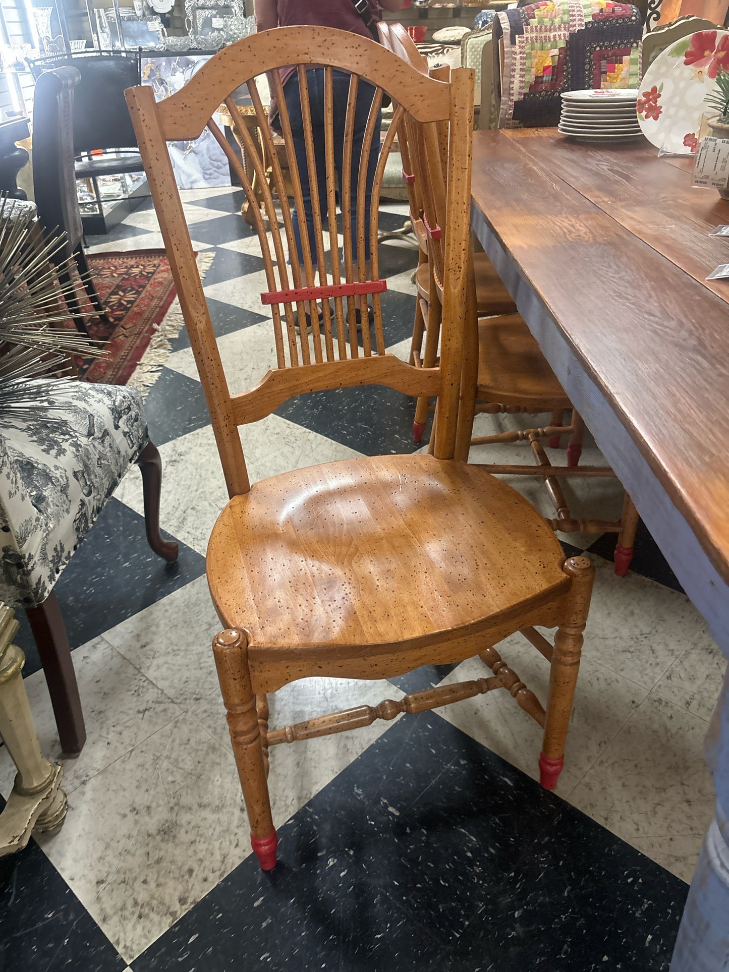 Custom Made Wood Dining Chairs-Set of 8(2 Arm/6 Single)