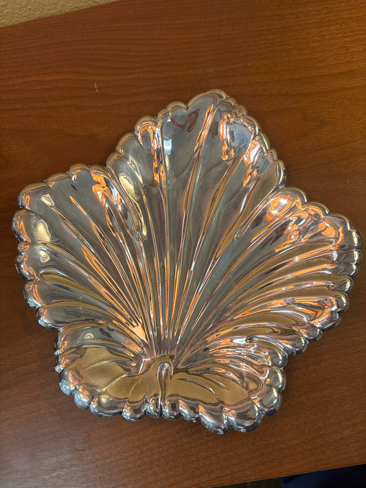 Silver Plate Gorham Scalloped Shell Tray