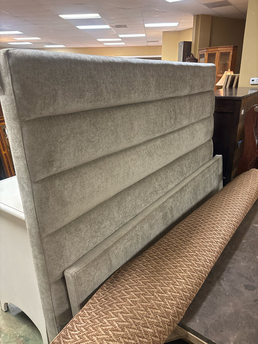 KING-Four Hands Remo Ash Upholstered Bed-HB/FB/SR's/Wooden Slats- HW@ Front Desk