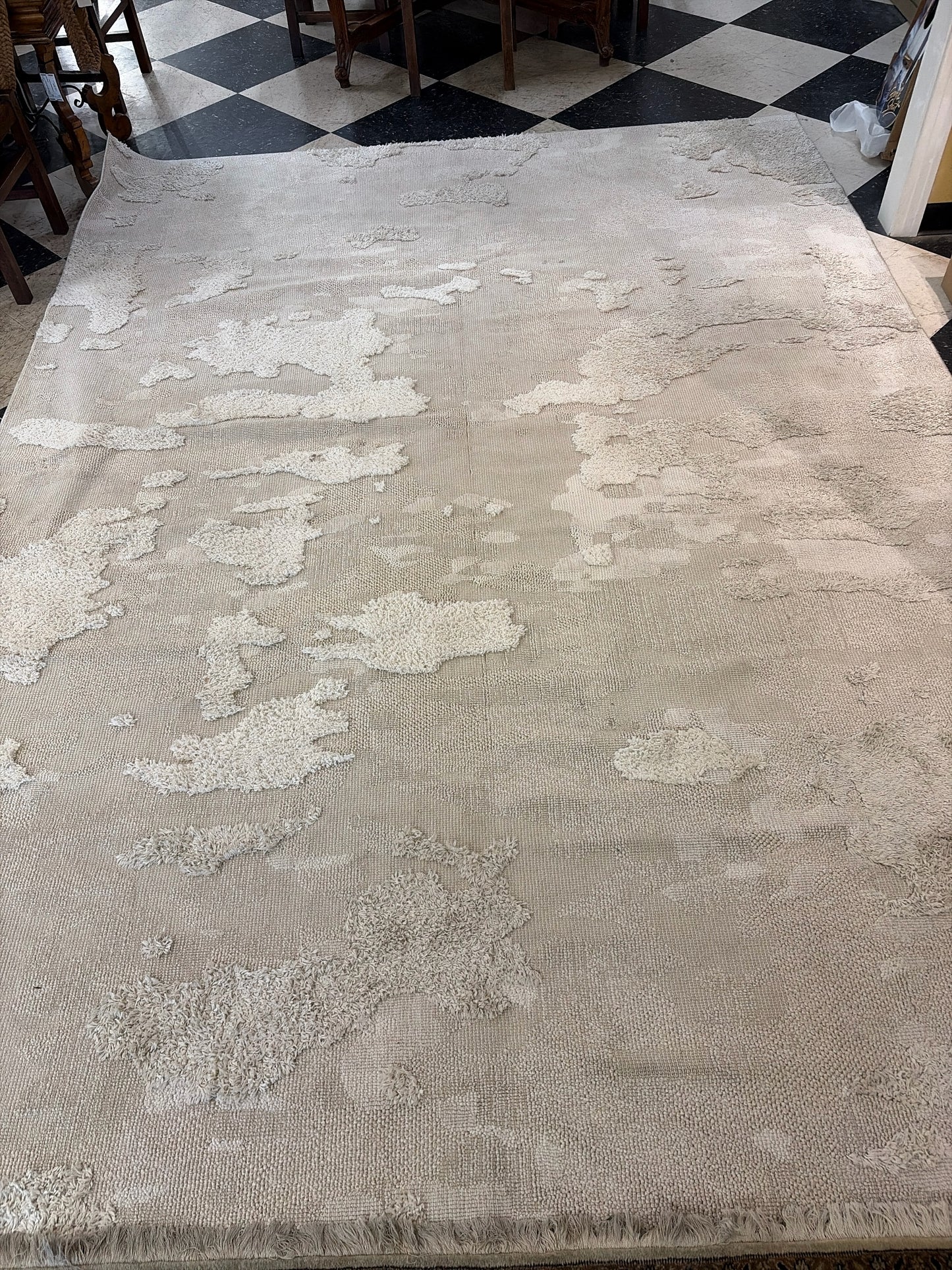 (9'x 12') Safavieh Machine Made Rug Cream/Ivory