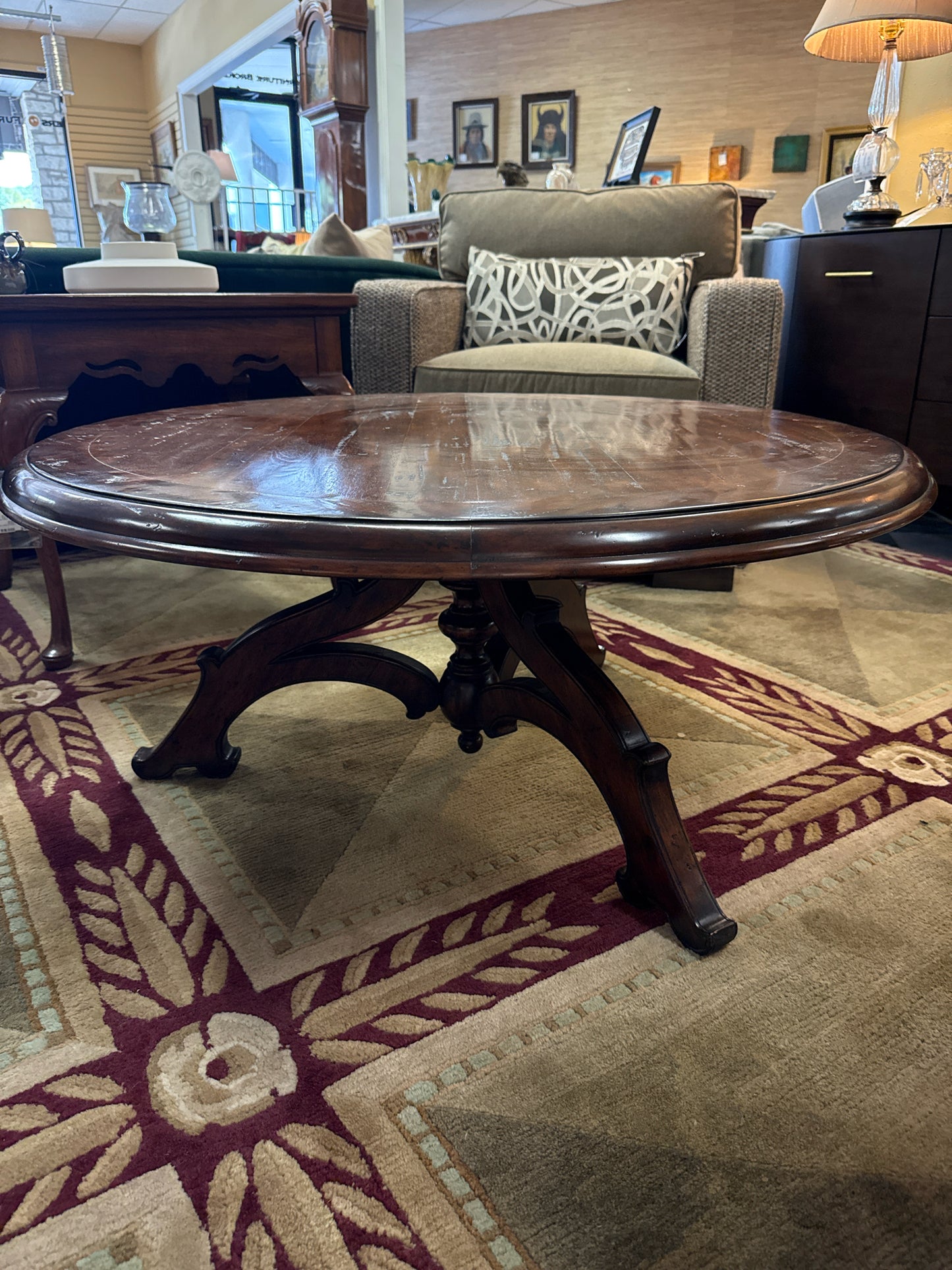 41" Round Theodore Alexander Coffee Table