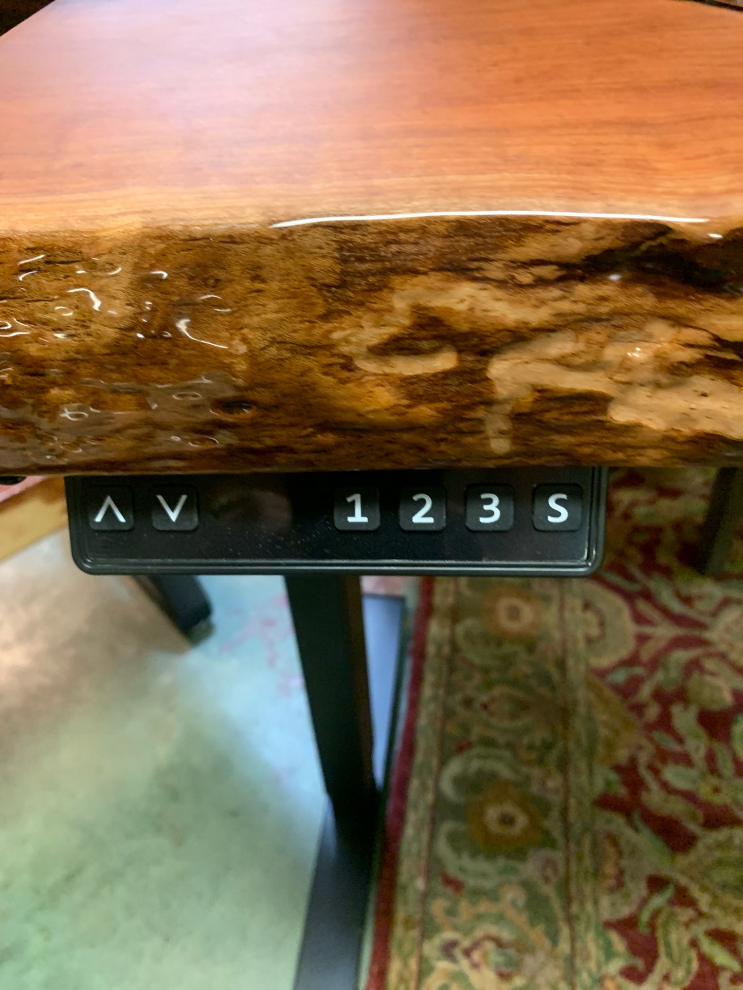 HANDMADE LOCALLY Hill Country Sustainable Cherry Wood Electric Desk