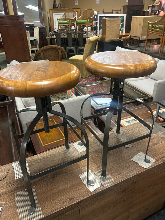 PAIR of Pier One Counter Stools