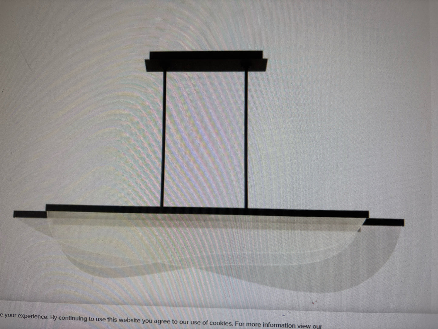 Visual Comfort Nyra 60 Linear Suspension Chandelier (works on dimmer)- 60x10x11.