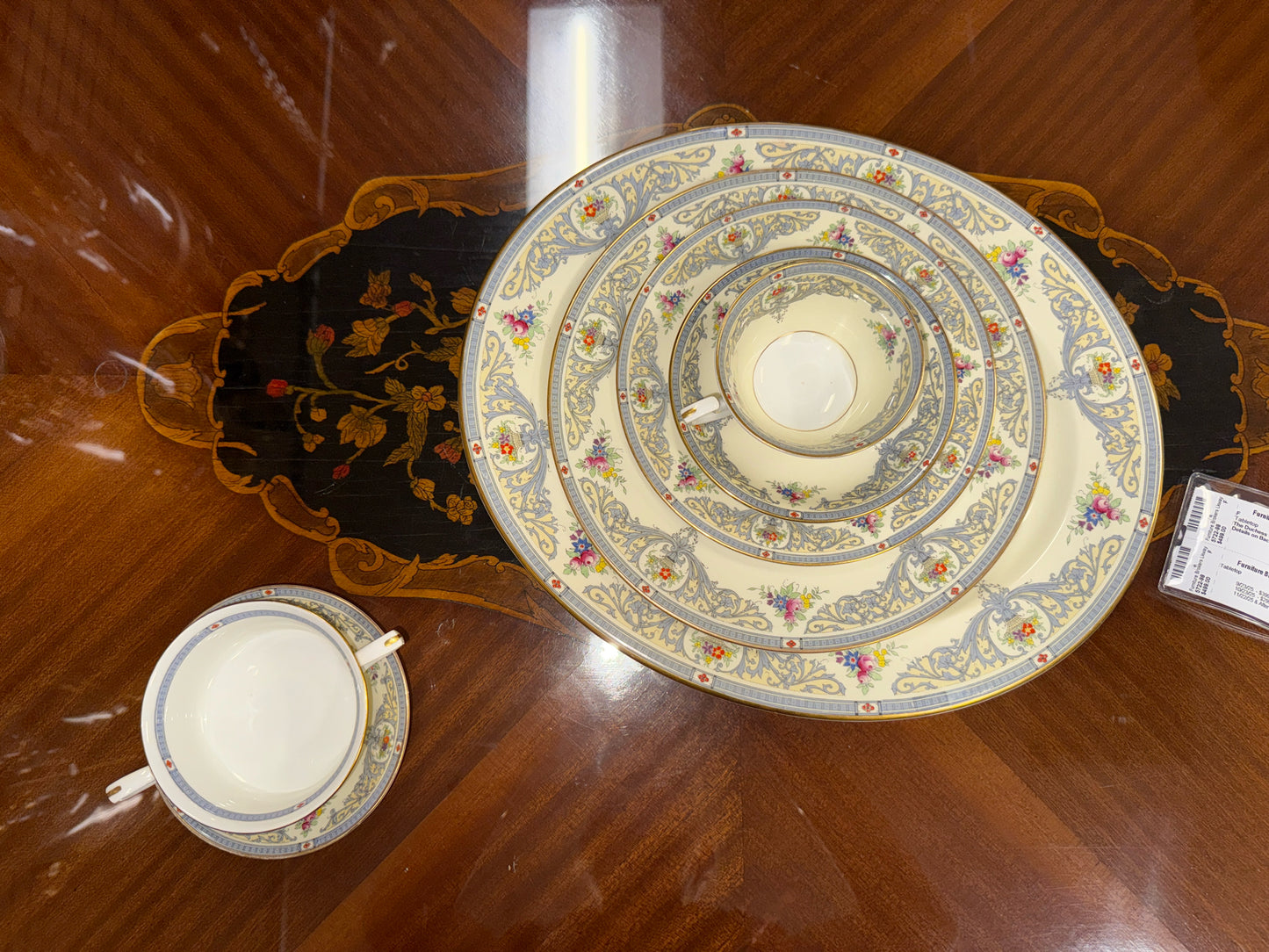 SET (88 Pieces) - The Duchess Worcester of China (Details on Back of Tag)