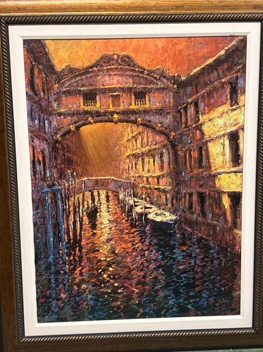 "Gold of Venice" Original by Marko Mavrovich (40.5x50.5)