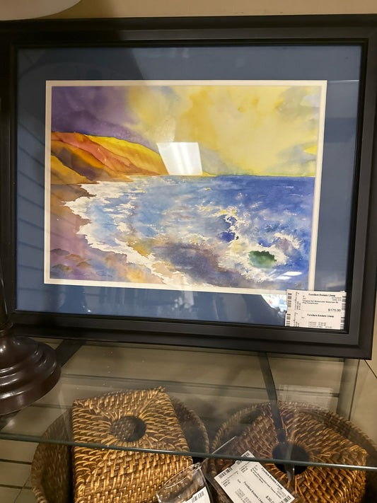 Original Art Watercolor Seascape By Peg Humphreys