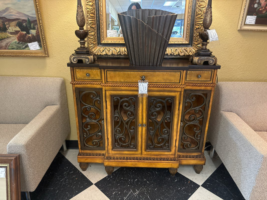 Acme Vidi Console Table w/ 3 Drawers & 4 Doors