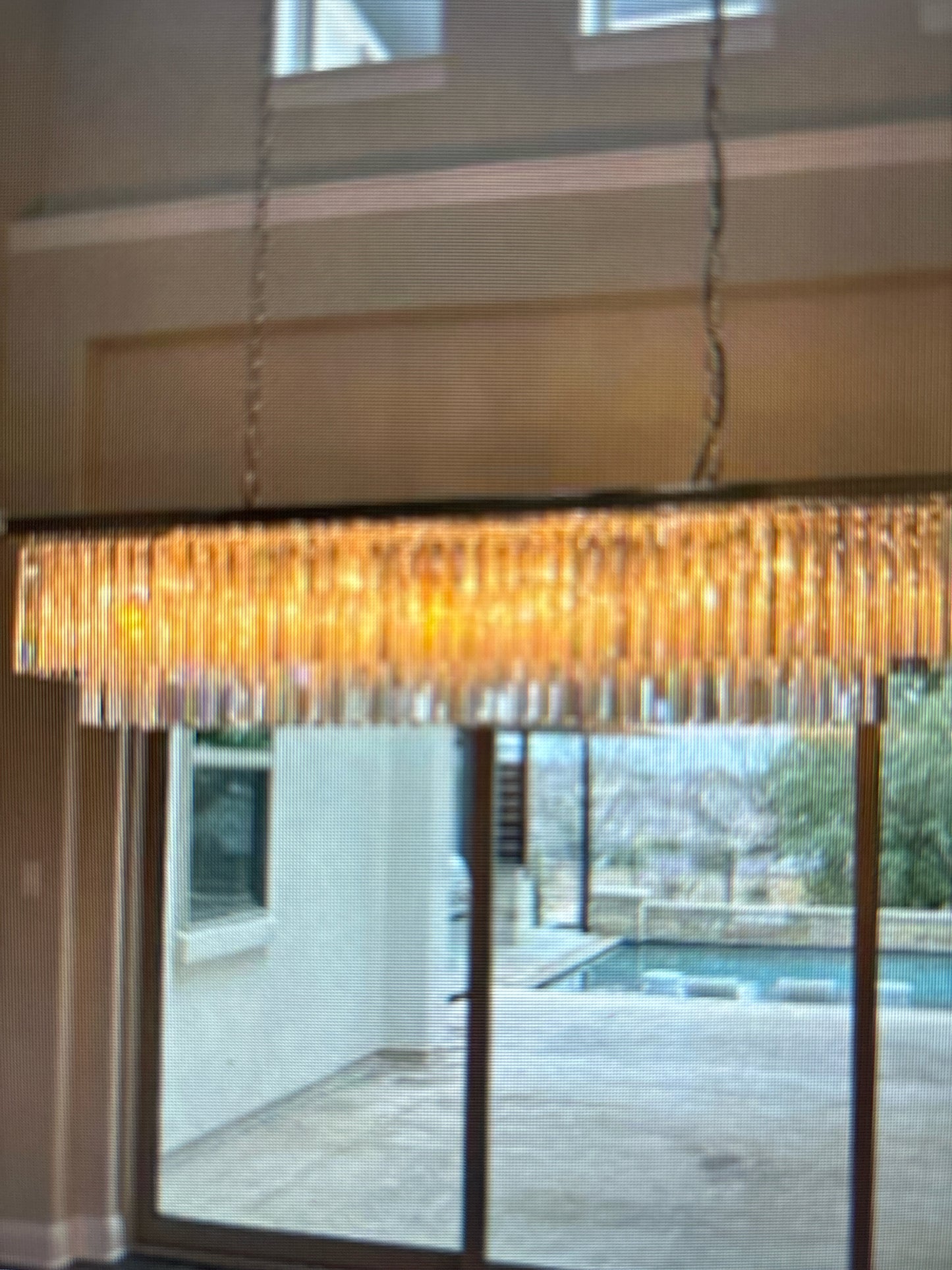 RH Chandelier w/ Ceiling Mount & 3 Boxes of Crystals (1 of 5 tags)