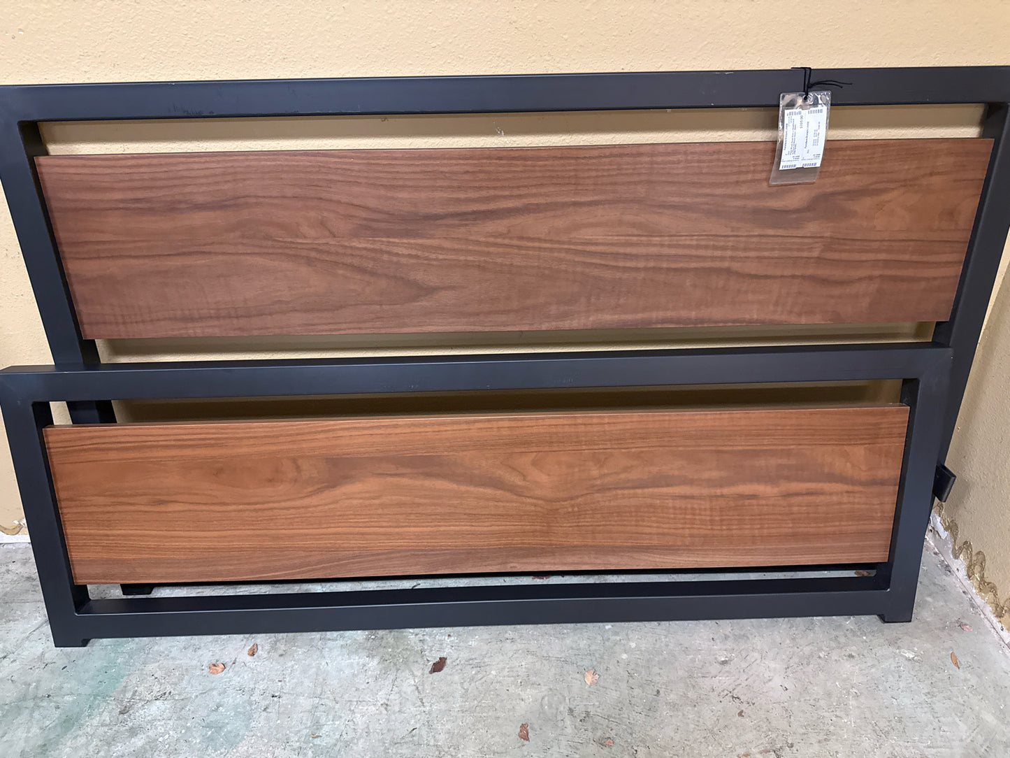 Piper Wood Panel Walnut Headboard by Room & Board Queen (New) (HB/FB/SR)