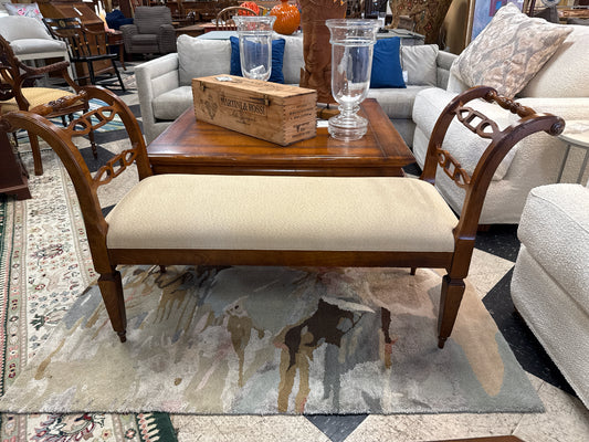 Milling Road Bench Seat w/Curved Arms