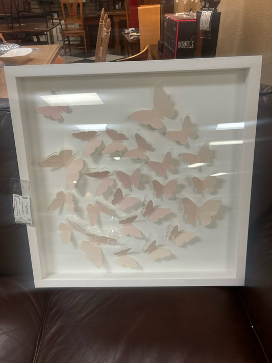 POTTERY BARN Teen Butterfly Art