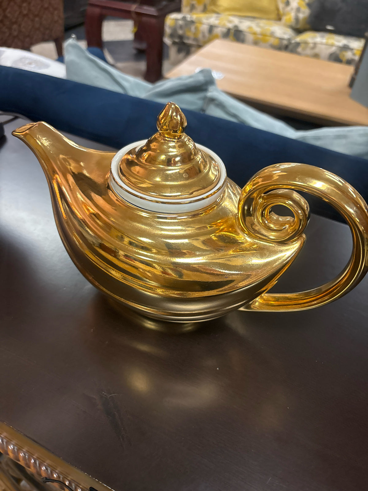 Golden Glo 22K Plated Aladdin Teapot