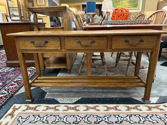 Lexington 3-Drawer Mission Style Console