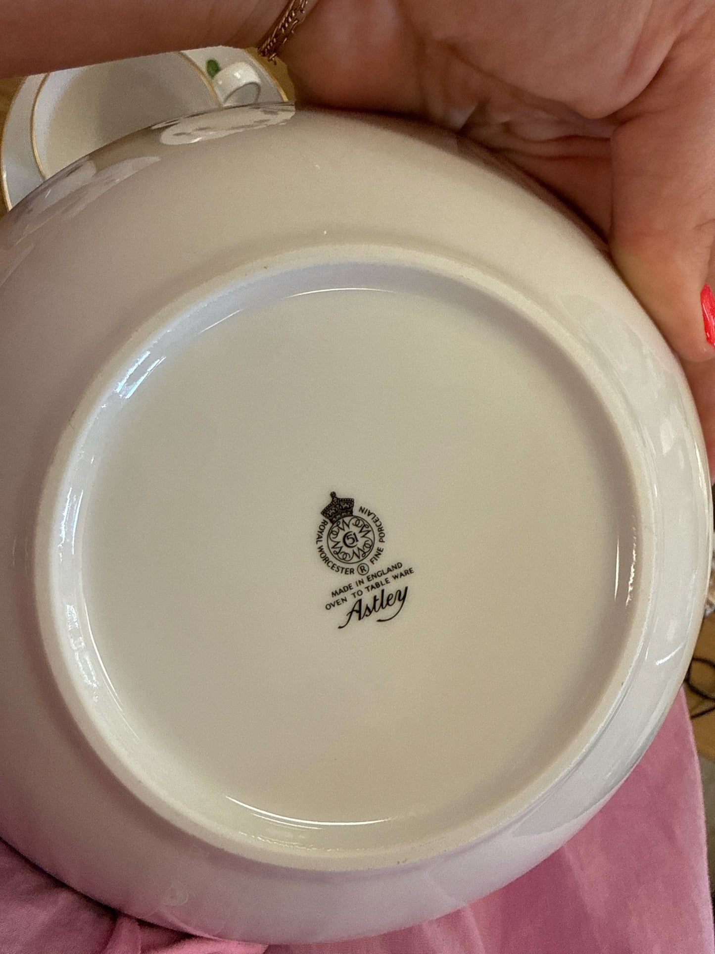 Royal Worcester Astley Pattern-Floral 12- 6 Piece Place Settings w/Teapot/Lid