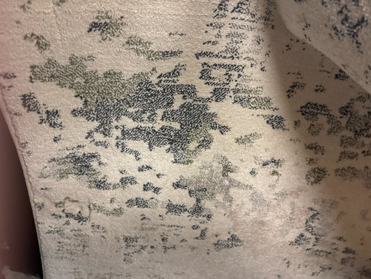 Machine Made Crm/Beige/Blue/Green Rug (96x128)