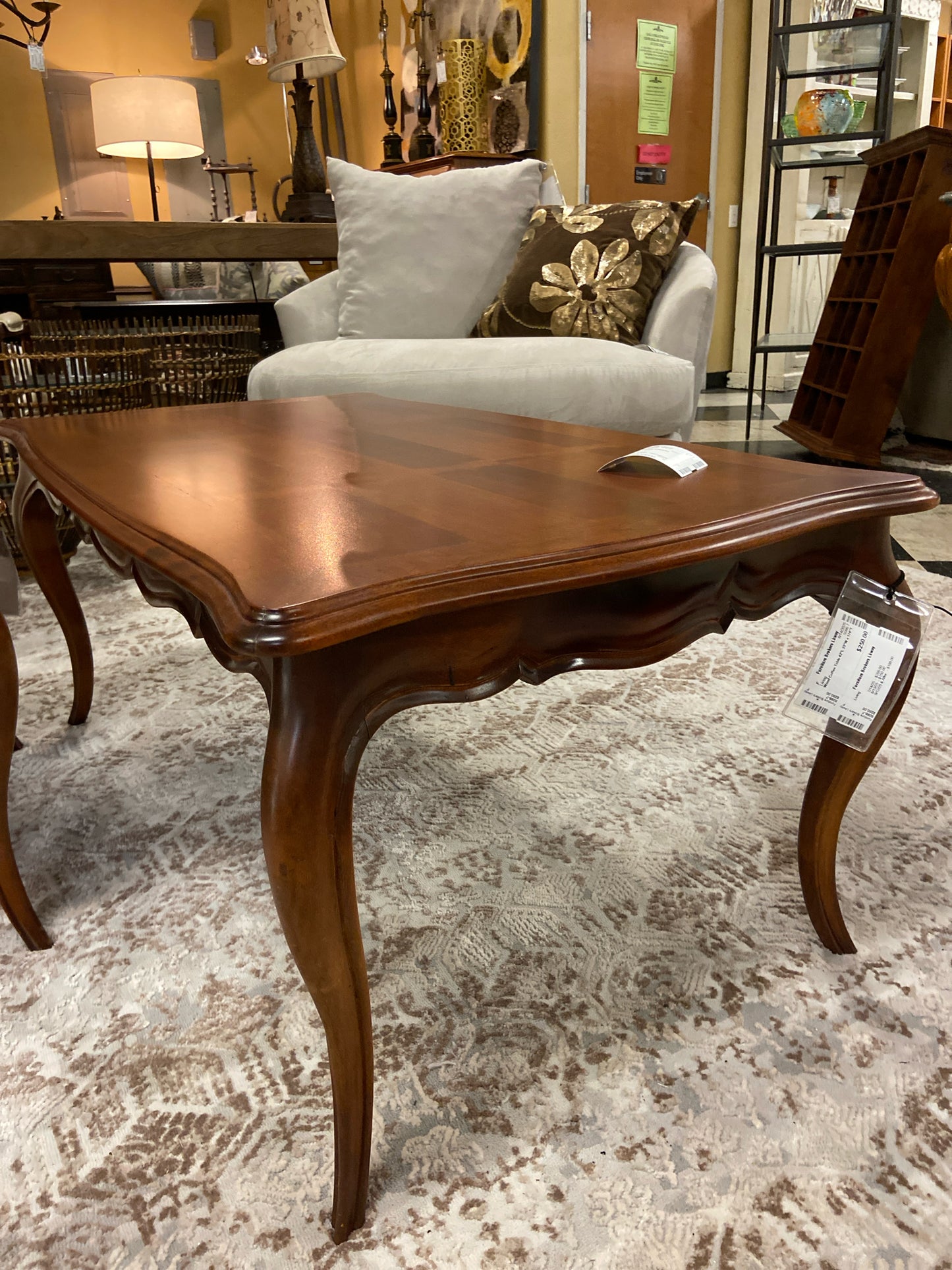 Wood Coffee Table 42"L 23"W x 174"T