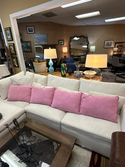 SET of 4 Pink Velvet Pillows