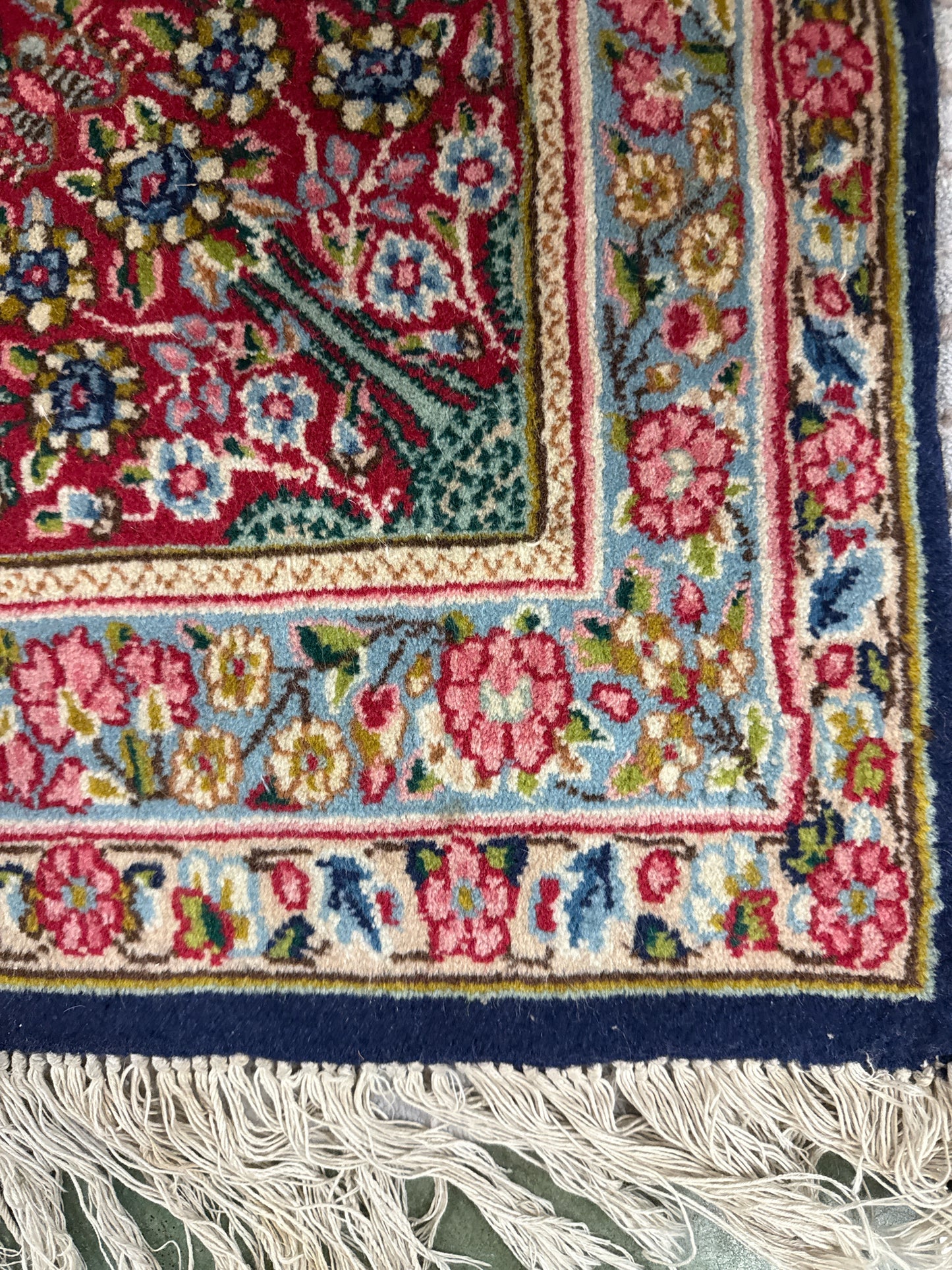 Antique Hand Knotted Persian "Tree of Life" Rug 8x11.5