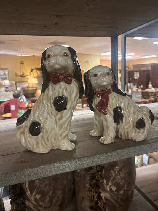 PAIR of Porcelain Staffordshire Dogs