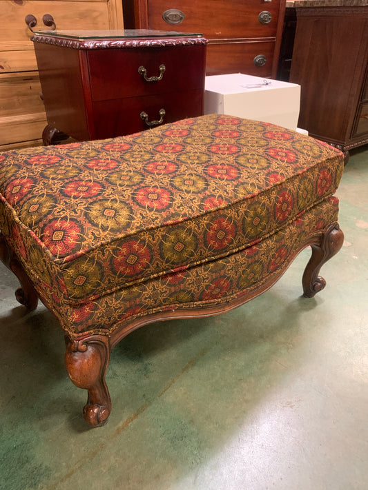 Tweed Tapestry Ottoman